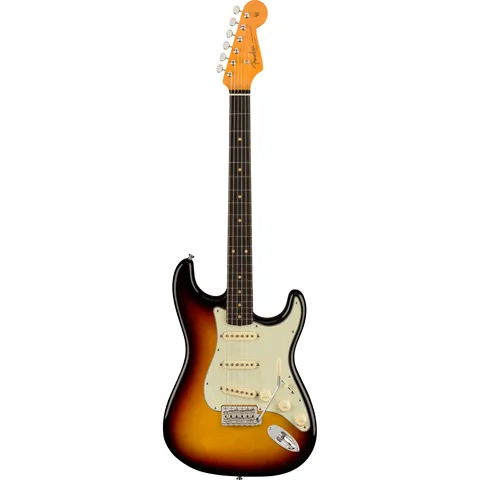 Fender American Vintage II 1961 Stratocaster RW 3-Color Sunburst front view