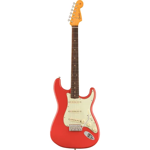 Fender American Vintage II 1961 Stratocaster RW Fiesta Red front view