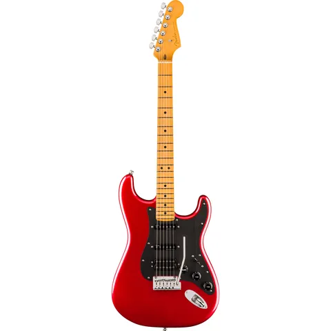 Fender American Ultra II Stratocaster HSS MN Sinister Red front view