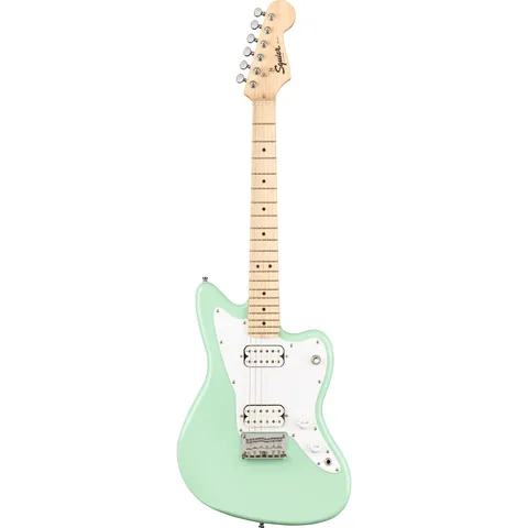 Squier Mini Jazzmaster HH MN Surf Green front view