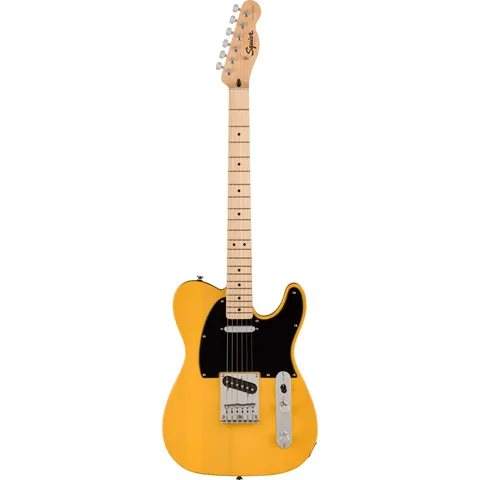 Squier Sonic Telecaster MN Butterscotch Blonde front view