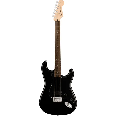 Squier Sonic Stratocaster HT H IL Black front view