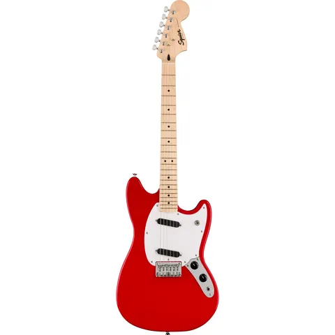 Squier Sonic Mustang MN Torino Red front view
