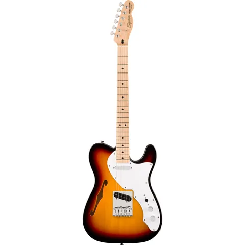 Squier Affinity Telecaster Thinline MN 3-Color Sunburst front view