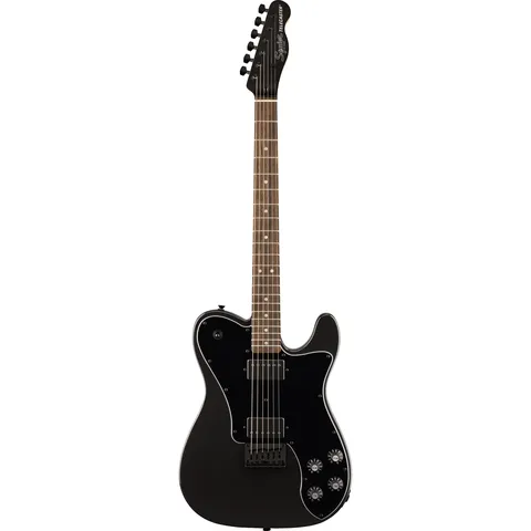 Squier Affinity Telecaster Deluxe HH IL Metallic Black front view