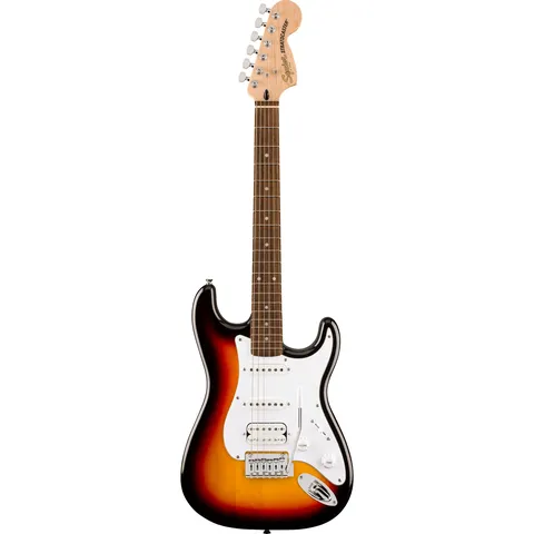 Squier Affinity Stratocaster Junior HSS IL 3-Color Sunburst front view