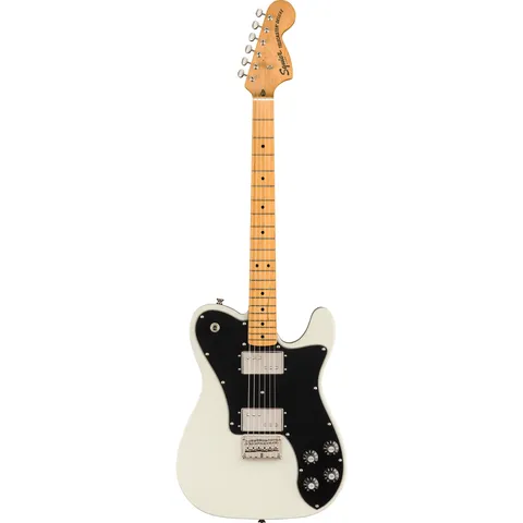 Squier Classic Vibe 70s Telecaster Deluxe MN Olympic White front view