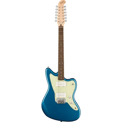 Squier Paranormal Jazzmaster XII IL Lake Placid Blue front view