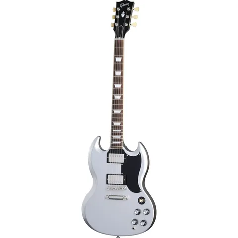 Gibson Original Collection SG Standard 61 Silver Mist front view