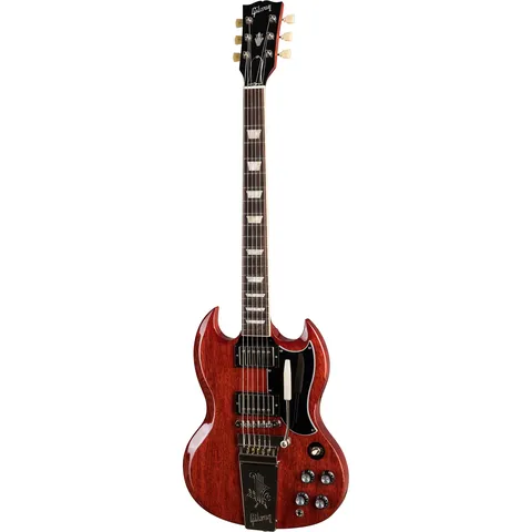 Gibson Original Collection SG Standard 61 Maestro Vibrola Vintage Cherry front view