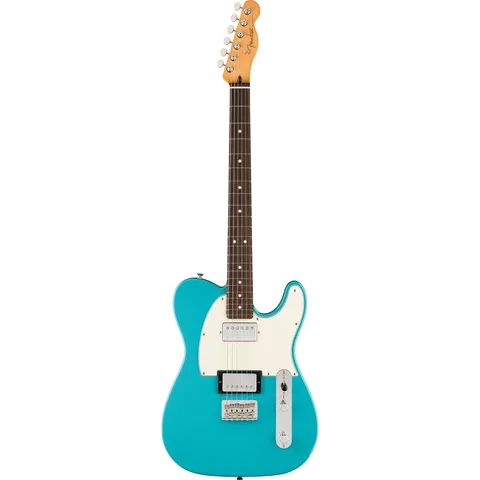 Fender Player II Telecaster HH RW Aquatone Blue front view