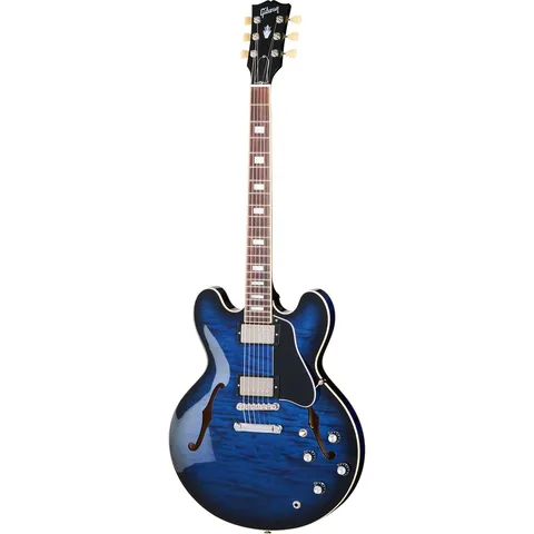 Gibson Original Collection ES-335 Figured Deep Ocean Burst front view