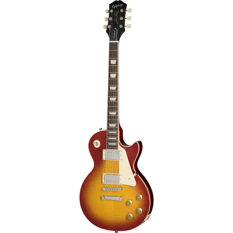 Epiphone Les Paul Standard 50s Figured Top Washed Cherry Sunburst front view