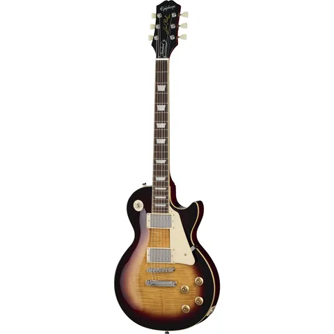 Epiphone Les Paul Standard 50s Figured Top Bourbon Burst front view