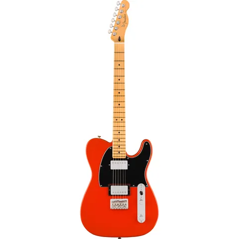 Fender Player II Telecaster HH MN Coral Red front view