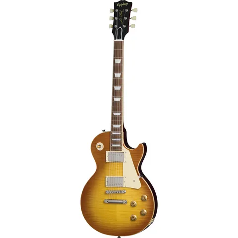Epiphone Inspired By Gibson Custom 1959 Les Paul Standard Iced Tea Burst front view