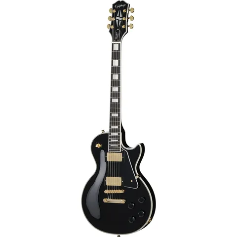 Epiphone Les Paul Custom Ebony front view