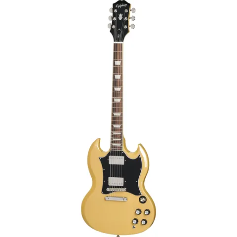 Epiphone Modern SG Standard TV Yellow front view