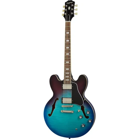 Epiphone ES-335 Figured Blueberry Burst front view