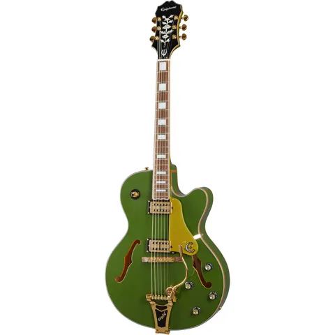 Epiphone Emperor Swingster Forest Green Metallic front view