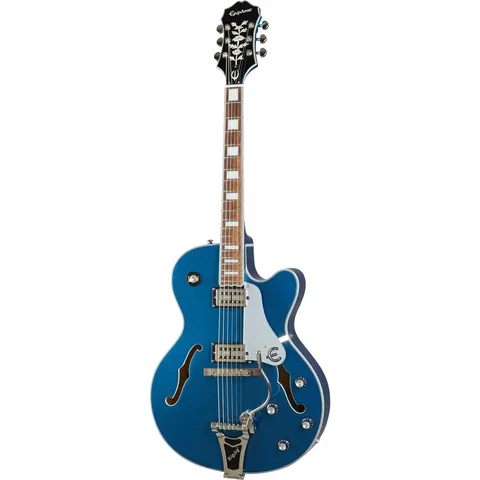 Epiphone Emperor Swingster Delta Blue Metallic front view