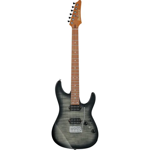 Ibanez AZ24S1F Standard Transparent Black Sunburst front view
