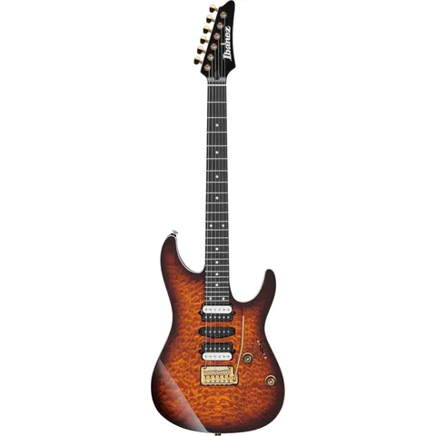 Ibanez AZ47P1QM Premium Dragon Eye Burst front view