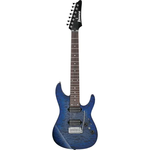 Ibanez AZ427P2QM Premium Twilight Blue Burst front view