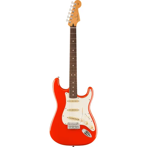 Fender Player II Stratocaster RW Coral Red front view