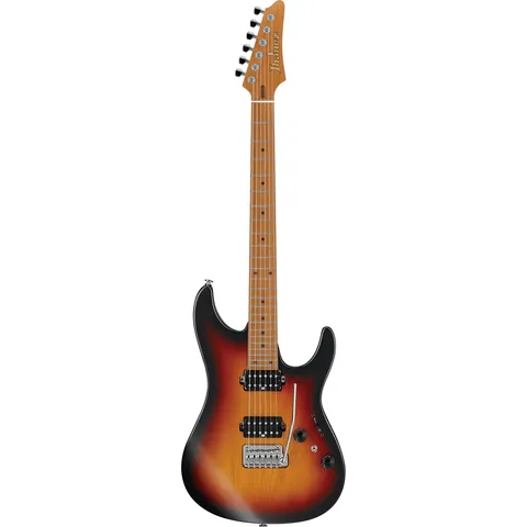Ibanez AZ2402 Prestige Tri-fade Burst Flat front view