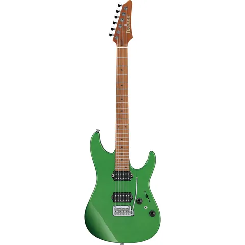 Ibanez AZ2402 Prestige Apple Green Metallic front view