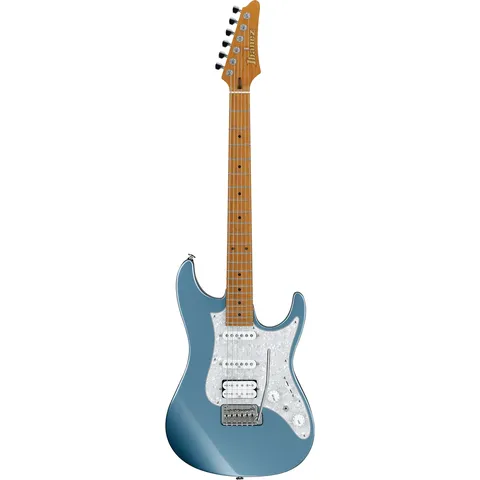 Ibanez AZ2204 Prestige Ice Blue Metallic front view