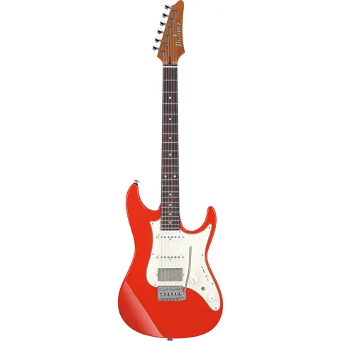 Ibanez AZ2204NW Prestige Vermillion Red front view