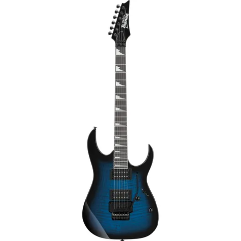 Ibanez GRG320FA Gio Transparent Blue Sunburst front view