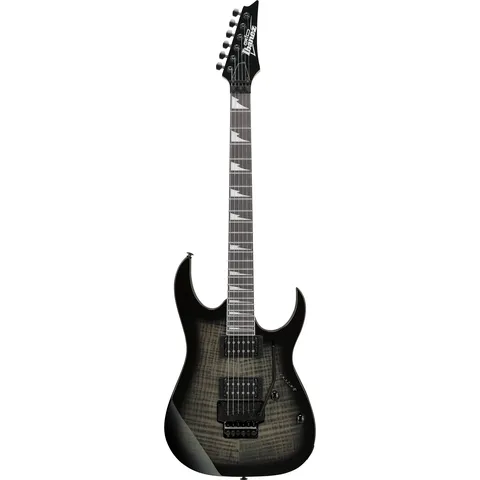 Ibanez GRG320FA Gio Transparent Black Sunburst front view