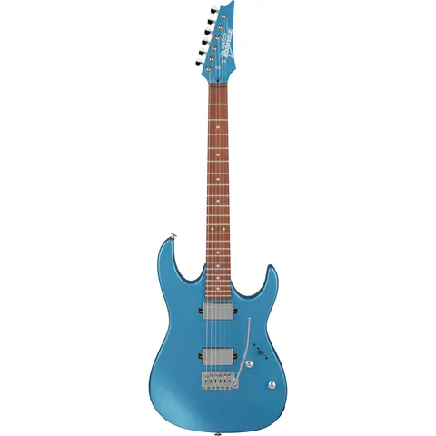 Ibanez GRX120SP Gio Metallic Light Blue Matte front view