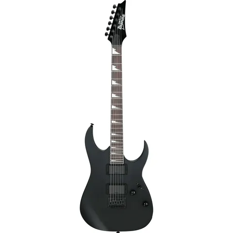 Ibanez GRG121DX Gio Black Flat front view