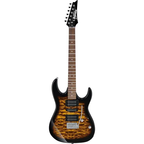 Ibanez GRX70QA Gio Sunburst front view