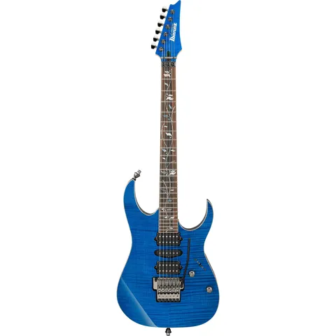 Ibanez RG8570 j.custom Royal Blue Sapphire front view