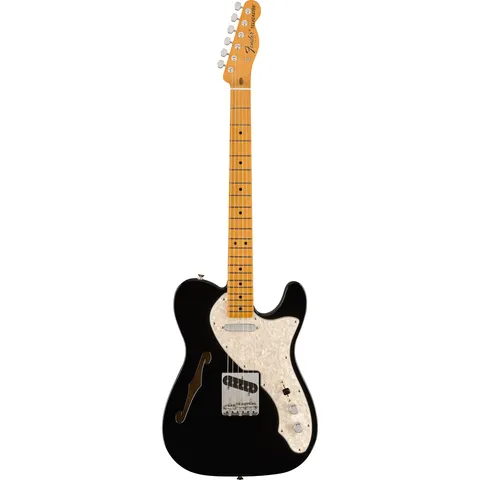 Fender Vintera II 60s Telecaster Thinline MN Black front view