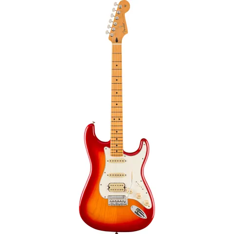 Fender Player II Stratocaster HSS MN Aged Cherry Burst (Chambered) front view