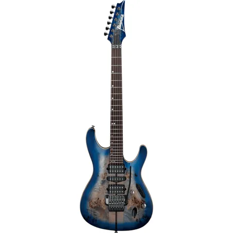Ibanez S1070PBZ Premium Cerulean Blue Burst front view