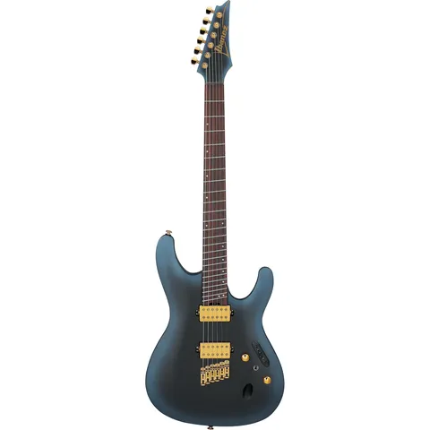 Ibanez SML721 Axe Design Lab Midnight Arctic Ocean Matte front view