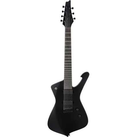 Ibanez ICTB721 Iron Label Black Flat front view