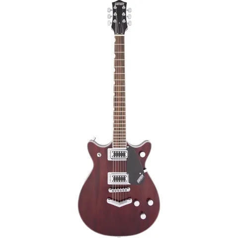 Gretsch G5222 Electromatic Double Jet BT V-Stoptail Walnut Stain front view