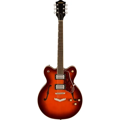 Gretsch G2622 Streamliner V-Stoptail Fireburst front view