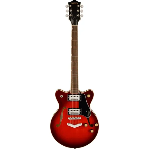 Gretsch G2655 Streamliner Jr V-Stoptail Claret Burst front view