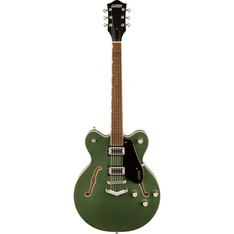 Gretsch G5622 Electromatic V-Stoptail Olive Metallic front view