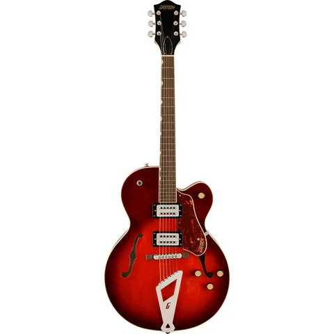Gretsch G2420 Streamliner Chromatic II Tailpiece Claret Burst front view