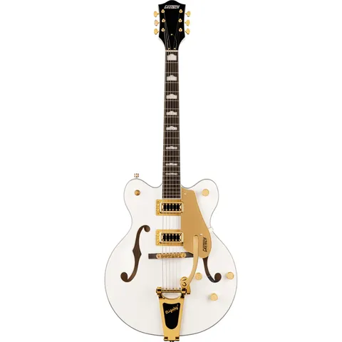 Gretsch G5422TG Electromatic Classic Bigsby Snowcrest White front view